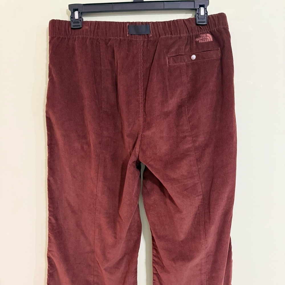 NEW North Face women corduroy, easy pants, dark oak size XL wide leg cropped - Picture 7 of 13